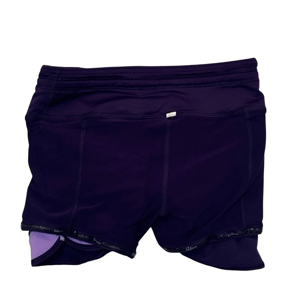 Lululemon Photo Finish Skort Size 2 Dark Court Purple Lightweight Running Skirt - Picture 7 of 9